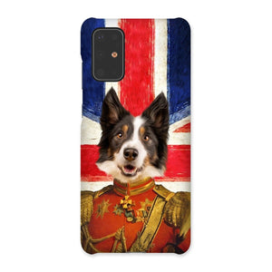 The Duke British Flag Edition: Custom Pet Phone Case - Paw & Glory - Dog Portraits - Pet Portraits