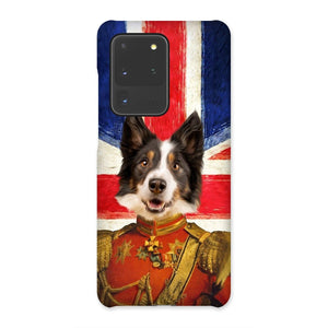 The Duke British Flag Edition: Custom Pet Phone Case - Paw & Glory - Dog Portraits - Pet Portraits