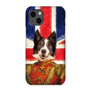 The Duke British Flag Edition: Custom Pet Phone Case - Paw & Glory - Dog Portraits - Pet Portraits