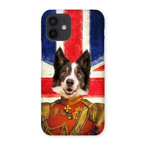 The Duke British Flag Edition: Custom Pet Phone Case - Paw & Glory - Dog Portraits - Pet Portraits