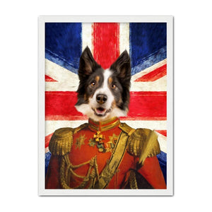 The Duke British Flag Edition: Custom Pet Portrait - Paw & Glory - Dog Portraits - Pet Portraits