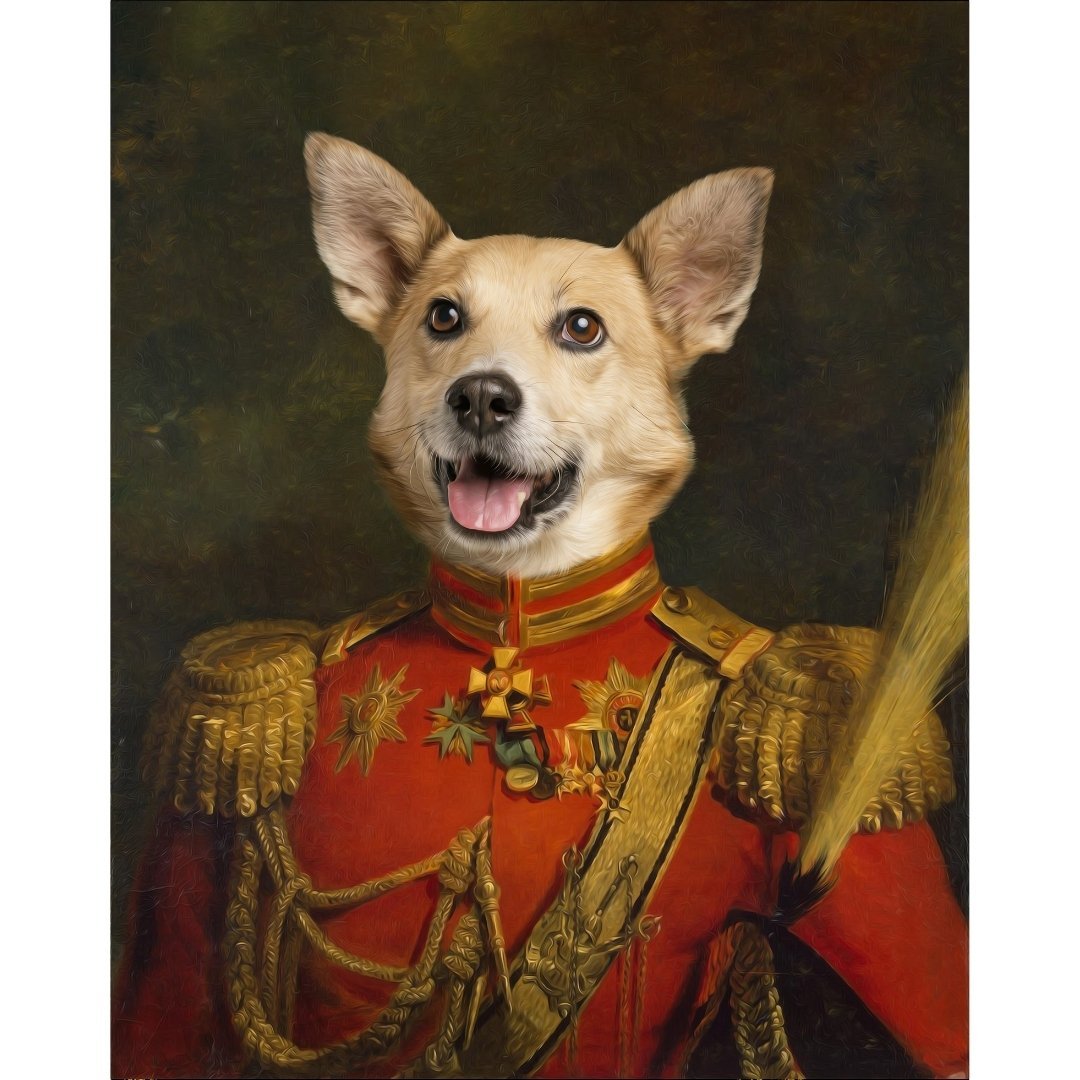 The Duke: Custom Digital Download Pet Portrait - Paw & Glory - Dog Portraits - Pet Portraits