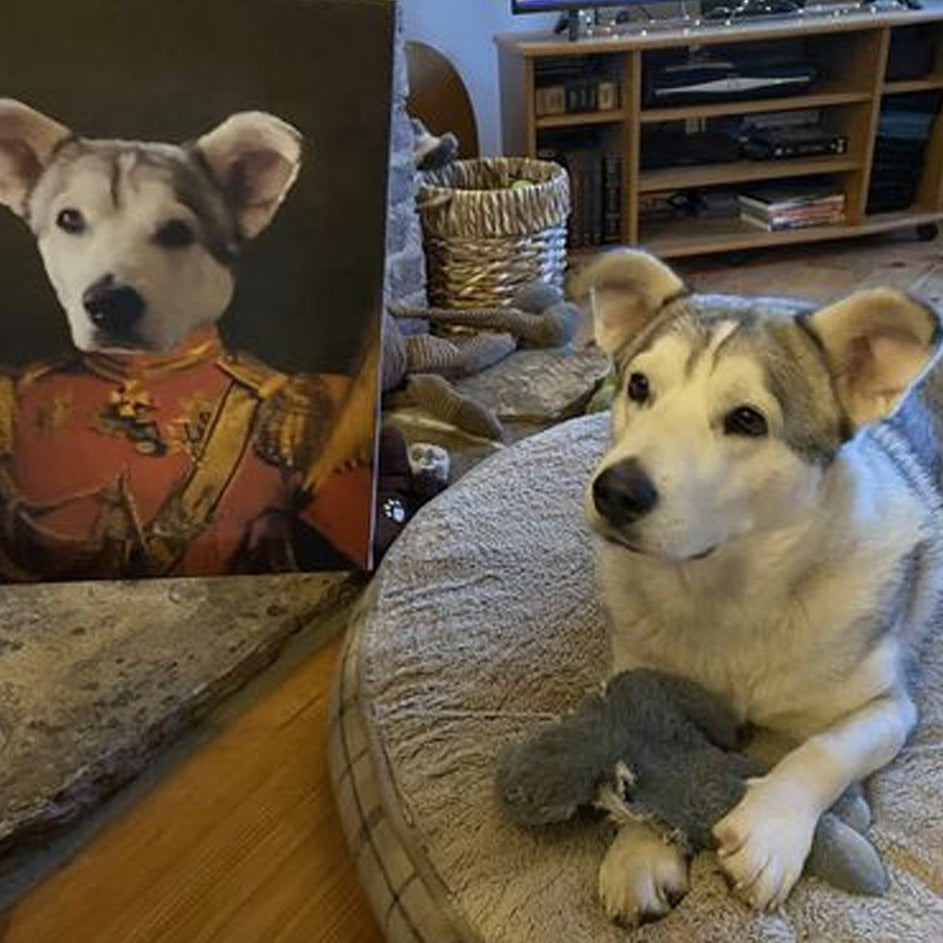 The Duke: Custom Pet Canvas