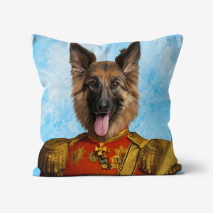 The Duke: Custom Pet Pillow - Paw & Glory - Dog Portraits - Pet Portraits