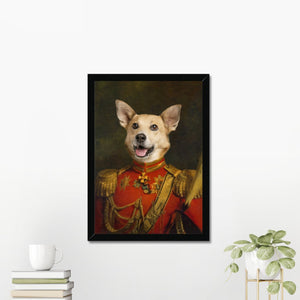 The Duke: Custom Pet Portrait - Paw & Glory - Dog Portraits - Pet Portraits