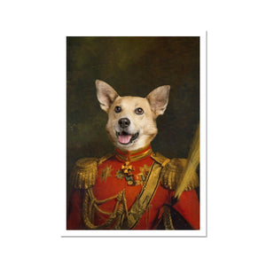 The Duke: Custom Pet Portrait - Paw & Glory - Dog Portraits - Pet Portraits