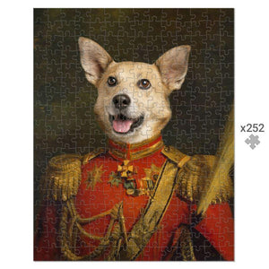 The Duke: Custom Pet Puzzle - Paw & Glory - Dog Portraits - Pet Portraits