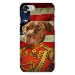 The Duke USA Flag Edition: Custom Pet Snap Phone Case - Paw & Glory - Dog Portraits - Pet Portraits