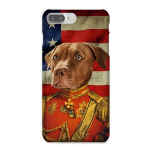 The Duke USA Flag Edition: Custom Pet Snap Phone Case - Paw & Glory - Dog Portraits - Pet Portraits