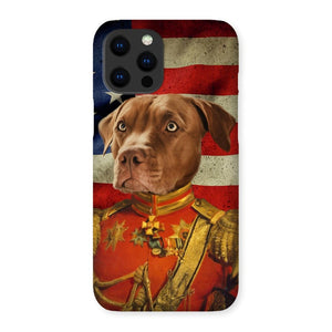 The Duke USA Flag Edition: Custom Pet Snap Phone Case - Paw & Glory - Dog Portraits - Pet Portraits