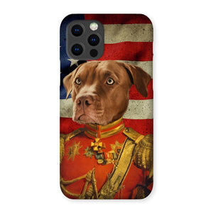 The Duke USA Flag Edition: Custom Pet Snap Phone Case - Paw & Glory - Dog Portraits - Pet Portraits