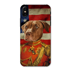 The Duke USA Flag Edition: Custom Pet Snap Phone Case - Paw & Glory - Dog Portraits - Pet Portraits