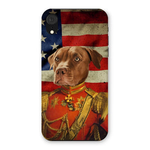 The Duke USA Flag Edition: Custom Pet Snap Phone Case - Paw & Glory - Dog Portraits - Pet Portraits