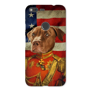 The Duke USA Flag Edition: Custom Pet Snap Phone Case - Paw & Glory - Dog Portraits - Pet Portraits