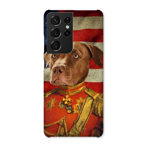 The Duke USA Flag Edition: Custom Pet Snap Phone Case - Paw & Glory - Dog Portraits - Pet Portraits