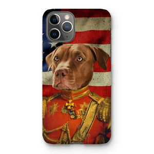 The Duke USA Flag Edition: Custom Pet Snap Phone Case - Paw & Glory - Dog Portraits - Pet Portraits