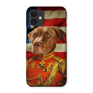 The Duke USA Flag Edition: Custom Pet Snap Phone Case - Paw & Glory - Dog Portraits - Pet Portraits