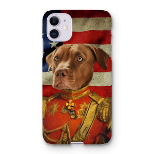 The Duke USA Flag Edition: Custom Pet Snap Phone Case - Paw & Glory - Dog Portraits - Pet Portraits