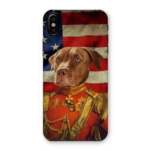 The Duke USA Flag Edition: Custom Pet Snap Phone Case - Paw & Glory - Dog Portraits - Pet Portraits