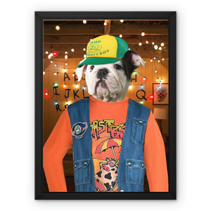 The Dustin (Stranger Things Inspired): Custom Pet Canvas - Paw & Glory - Dog Portraits - Pet Portraits