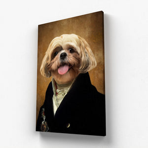 The Earl: Custom Pet Canvas - Paw & Glory - Dog Portraits - Pet Portraits