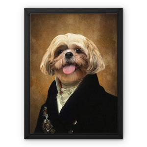 The Earl: Custom Pet Canvas - Paw & Glory - Dog Portraits - Pet Portraits