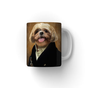 The Earl: Custom Pet Coffee Mug - Paw & Glory - Dog Portraits - Pet Portraits