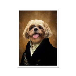 The Earl: Custom Pet Poster - Paw & Glory - Dog Portraits - Pet Portraits