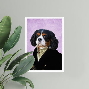 The Earl: Custom Pet Poster - Paw & Glory - Dog Portraits - Pet Portraits