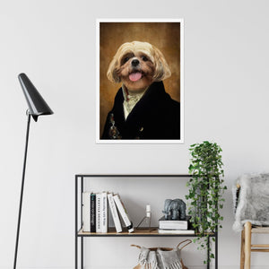 The Earl: Custom Pet Poster - Paw & Glory - Dog Portraits - Pet Portraits