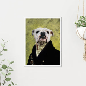 The Earl: Custom Pet Poster - Paw & Glory - Dog Portraits - Pet Portraits