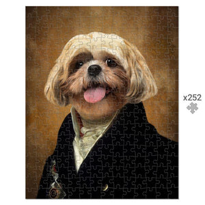 The Earl: Custom Pet Puzzle - Paw & Glory - Dog Portraits - Pet Portraits