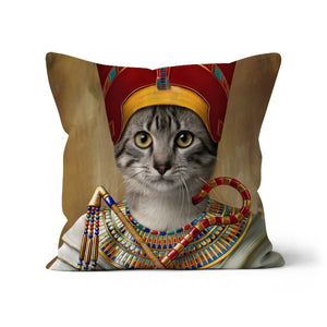 The Egyptian Queen: Custom Pet Pillow - Paw & Glory - Dog Portraits - Pet Portraits