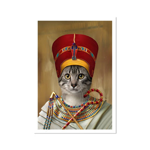 The Egyptian Queen: Custom Pet Portrait - Paw & Glory - Dog Portraits - Pet Portraits