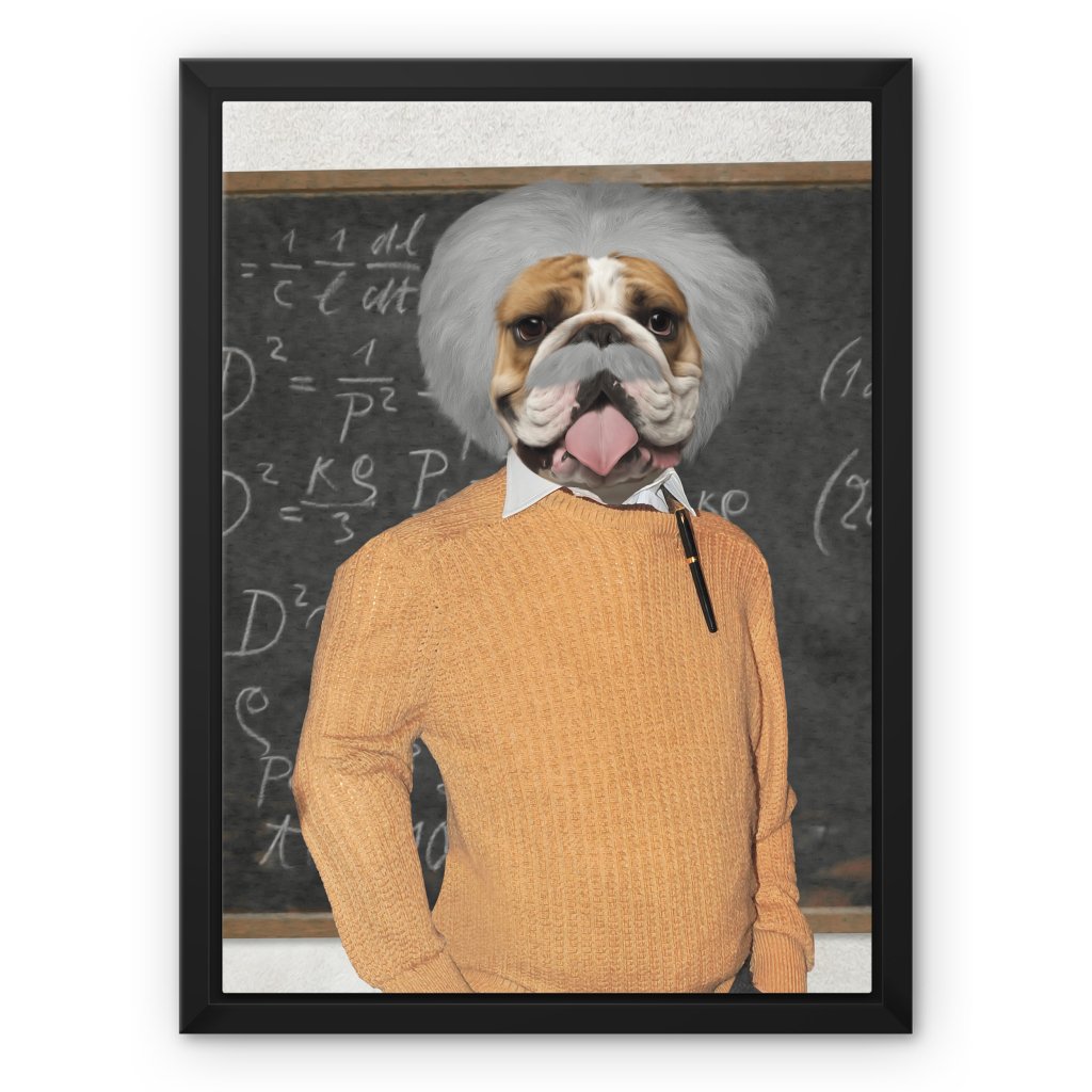 The Einstein: Custom Pet Canvas - Paw & Glory - Dog Portraits - Pet Portraits