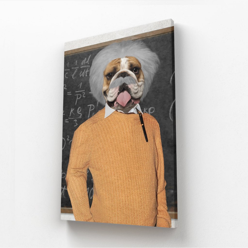 The Einstein: Custom Pet Canvas - Paw & Glory - Dog Portraits - Pet Portraits