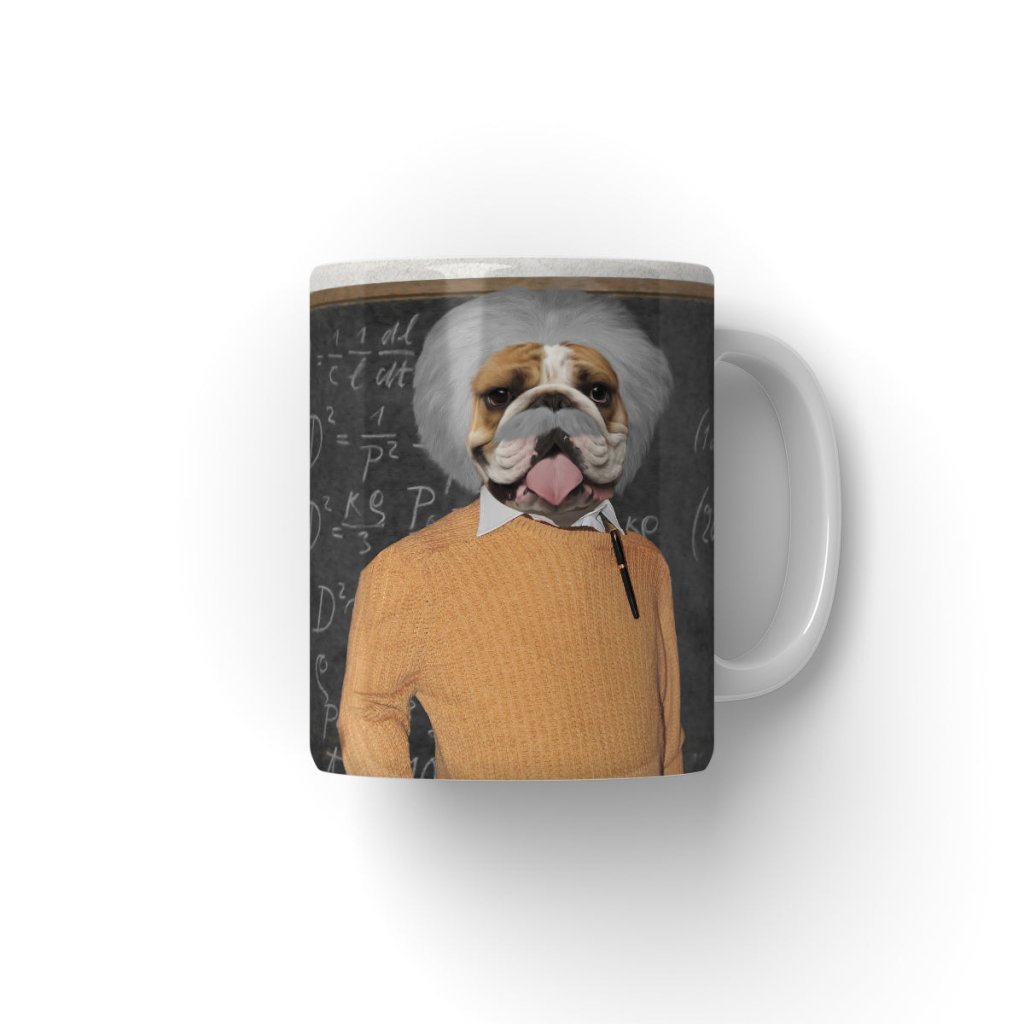 The Einstein: Custom Pet Coffee Mug - Paw & Glory - Dog Portraits - Pet Portraits