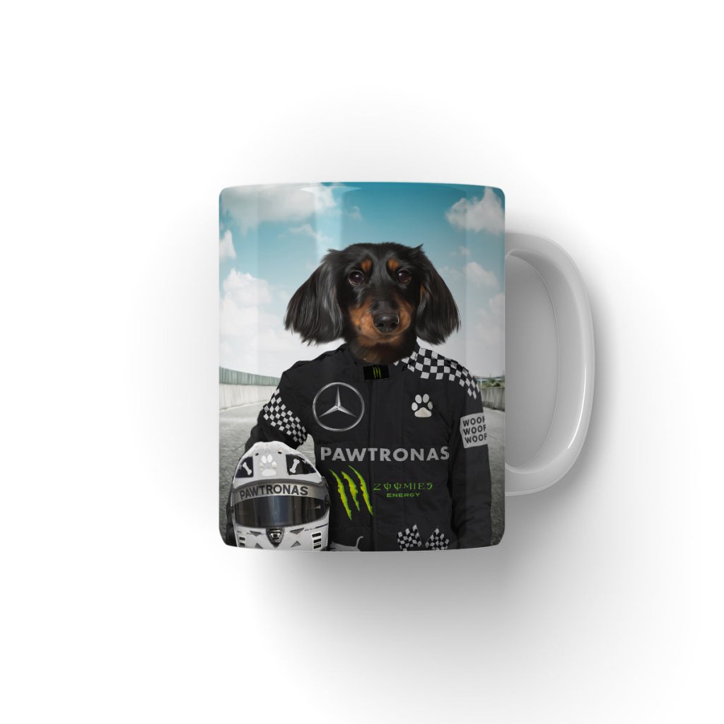 The Elite Driver (Mercedes Inspired): Custom Pet Coffee Mug - Paw & Glory - Dog Portraits - Pet Portraits