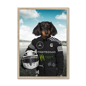 The Elite Driver (Mercedes Inspired): Custom Pet Portrait - Paw & Glory - Dog Portraits - Pet Portraits