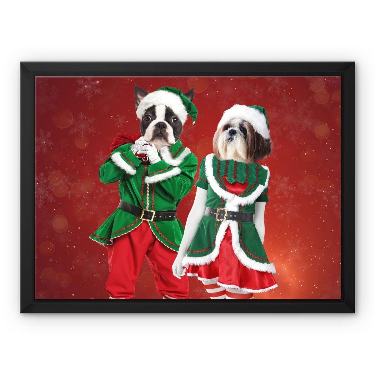 The Elves: Custom Pet Canvas - Paw & Glory - Dog Portraits - Pet Portraits