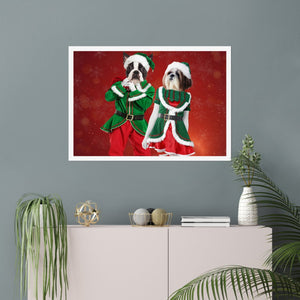 The Elves: Custom Pet Poster - Paw & Glory - Dog Portraits - Pet Portraits