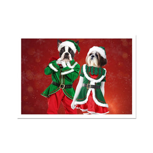 The Elves: Custom Pet Poster - Paw & Glory - Dog Portraits - Pet Portraits