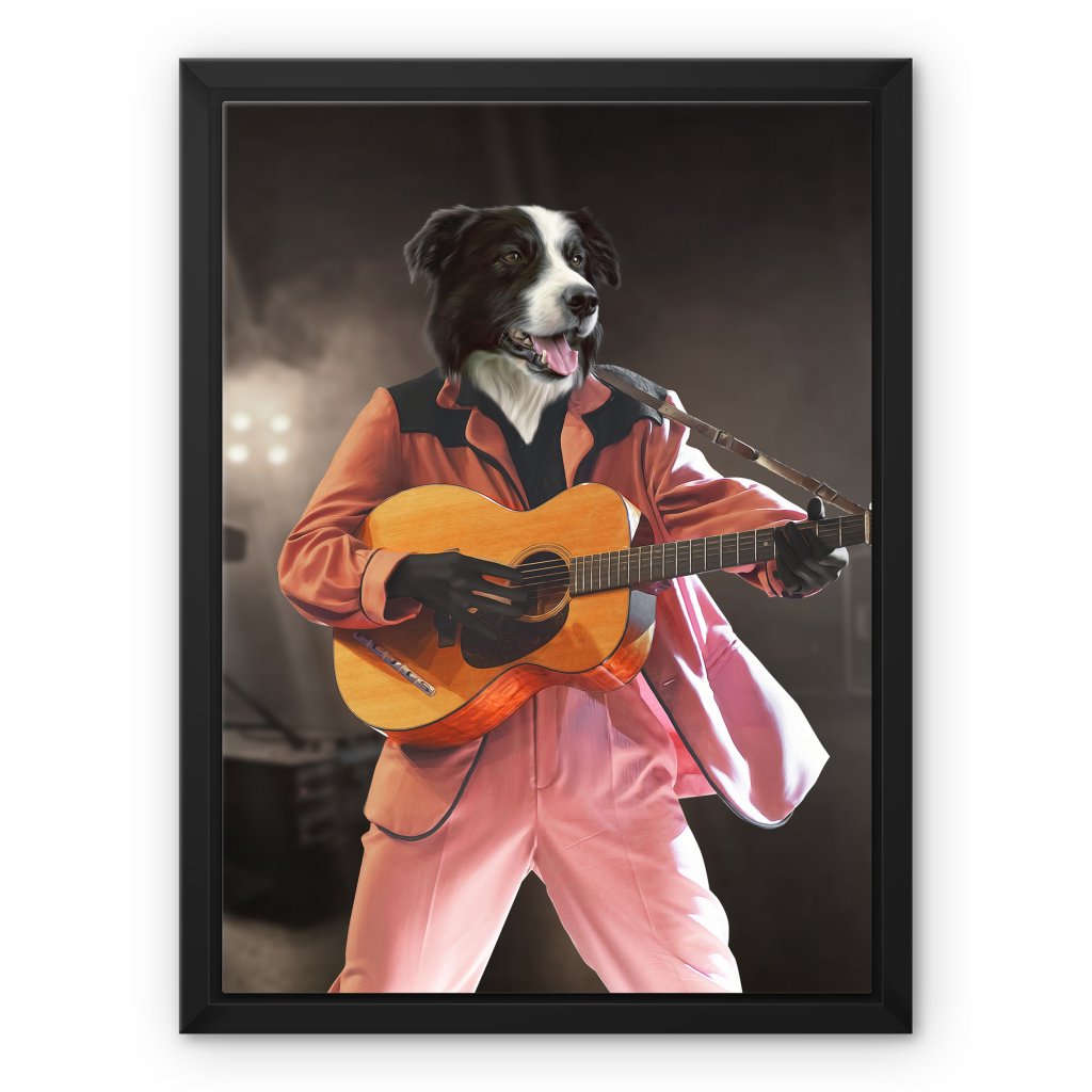 The Elvis: Custom Pet Canvas - Paw & Glory - Dog Portraits - Pet Portraits