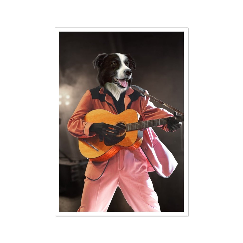 The Elvis: Custom Pet Portrait - Paw & Glory - Dog Portraits - Pet Portraits