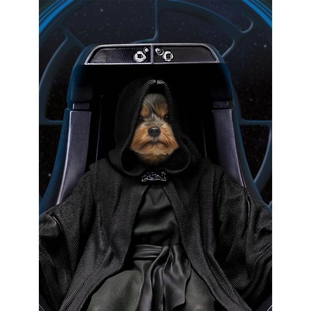 The Empawror (Star Wars Inspired): Custom Digital Download Pet Portrait - Paw & Glory - Dog Portraits - Pet Portraits