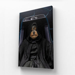 The Empawror (Star Wars Inspired): Custom Pet Canvas - Paw & Glory - Dog Portraits - Pet Portraits