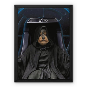 The Empawror (Star Wars Inspired): Custom Pet Canvas - Paw & Glory - Dog Portraits - Pet Portraits