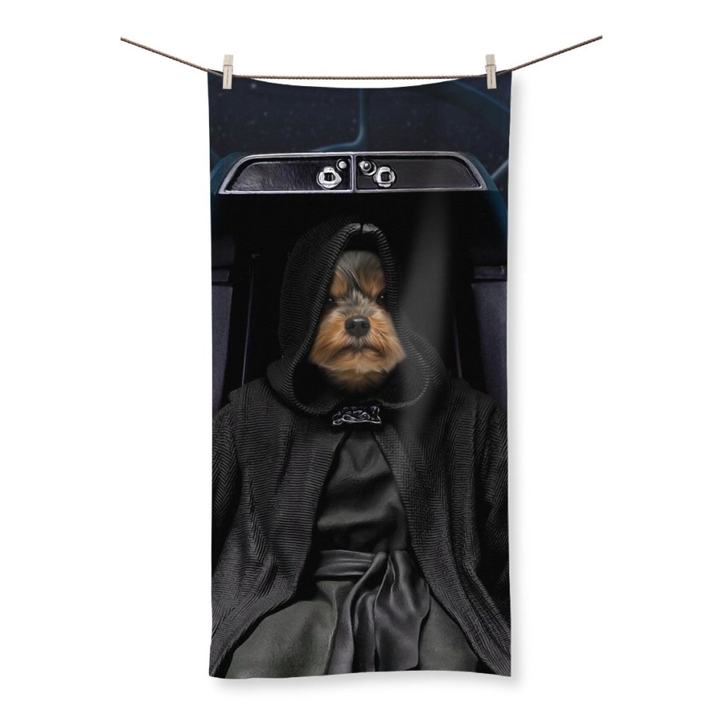 The Empawror (Star Wars Inspired): Custom Pet Towel - Paw & Glory - Dog Portraits - Pet Portraits