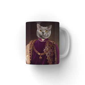 The Emperor: Custom Pet Coffee Mug - Paw & Glory - Dog Portraits - Pet Portraits