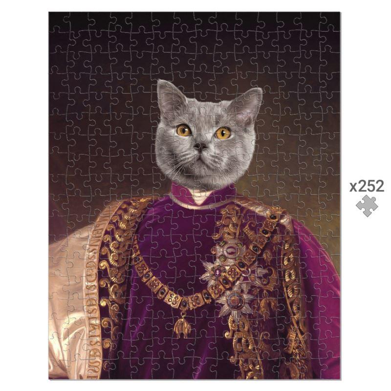 The Emperor: Custom Pet Puzzle - Paw & Glory - Dog Portraits - Pet Portraits